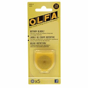 olfa rotary blade refill (5 per package) - 28mm