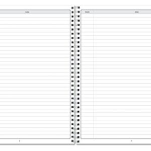 BookFactory Guitar Tablature Notebook/Guitar Music Tabs Journal - 120 Pages, Wire-O, 8 1/2 x 11 Tablature Format (JOU-120-7CW-A(Guitar-Tabs))