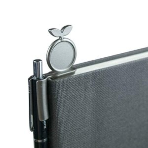 c-cloud Bookmate Bookmark, Pen Holder for Planners, Journals Using Book-Spine, Compatible with BIC Ballpoint Pens (Titan)