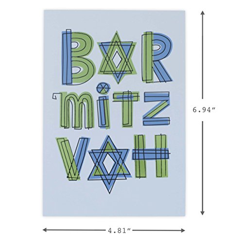 Hallmark Tree of Life Bat Mitzvah and Bar Mitzvah Boxed Cards Assortment (Bat and Bar Mitzvah Congratulations, 12 Greeting Cards and Envelopes)