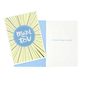 Hallmark Tree of Life Bat Mitzvah and Bar Mitzvah Boxed Cards Assortment (Bat and Bar Mitzvah Congratulations, 12 Greeting Cards and Envelopes)