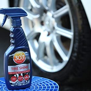 303 High Gloss Tire Shine & Protectant - Long-Lasting, Water-Based Formula - Superior UV Protection - No Harmful Silicones - Prevents Cracking - 16 fl. oz. (30395CSR) Packaging May Vary