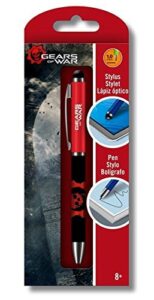 gears of war ballpoint click pen and stylus combination