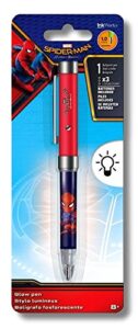 spiderman glow pen - specialty multi-color light pen