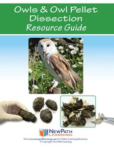 newpath learning-14-6715 owls and owl pellet dissection resource guide - self-directed readings, illustrated explanations