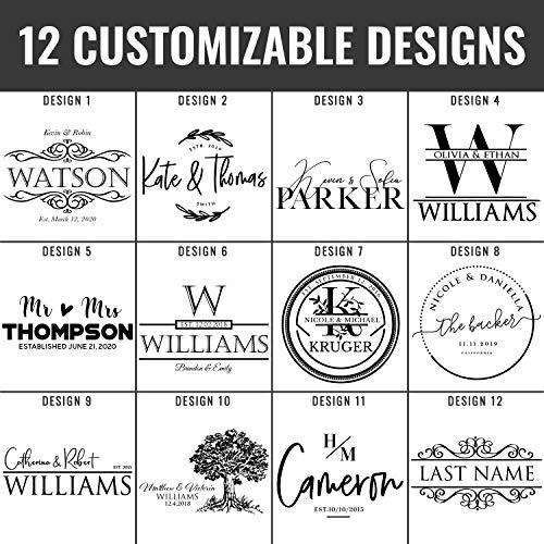 Personalized Cutting Board, Housewarming Gift | 9x6 |12 Designs & 2 Sizes, Wedding Gifts for Couple, Anniversary & Kitchen Sign - Bamboo Rectangular #G