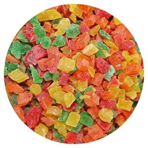 island blend treat (8 oz.) - healthy natural dried diced fruit treat - pineapple & papaya - sugar gliders, rats, chinchillas, ferrets, parrots, hamsters, squirrels, hedgehogs, guinea pigs & small pets