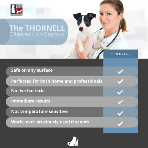 Thornell Kennel Odor Eliminator Concentrate – K.O.E. Odor Eliminator for Strong Odor for Cages, Runs & More – Pet Odor Eliminator for Home & Kennel w/Safe, Non-Enzymatic Formula (Fresh Scent, 16 oz)