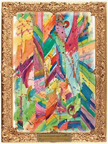 UCREATE - PAC4926 UCreate Gold Frame Watercolor Paper, Gold Frame, 9" x 12", 30 Sheets