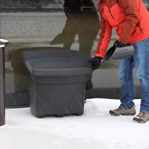 FCMP Outdoor - Outdoor Salt, Sand, and Storage Bin, Black