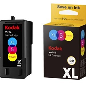 Kodak Verite 5 Replacement Inks (ALT1CA) XL Color Ink Jet Cartridge compatible with Kodak Verite Printers V50, V55, V55W Eco, V55 Plus, V60 Eco, V640 Eco, V64 Series, V65 Eco, V65 Plus