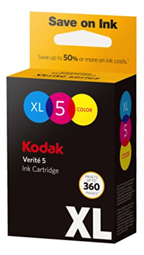 Kodak Verite 5 Replacement Inks (ALT1CA) XL Color Ink Jet Cartridge compatible with Kodak Verite Printers V50, V55, V55W Eco, V55 Plus, V60 Eco, V640 Eco, V64 Series, V65 Eco, V65 Plus