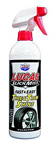 Lucas Oil Tire Shine, Slick Mist Tire and Trim, 24 oz Spray Bottle, Set of 6