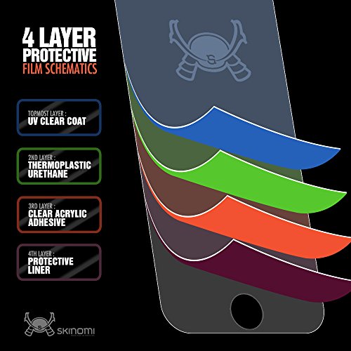 Skinomi TechSkin Clear Screen Protector for OnePlus 6 [Full Coverage] Anti-Bubble HD TPU Film