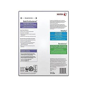 Xerox 3R13038 Bold Professional Quality Paper, 98 Bright, 8 1/2 X 11, White, 500 Sheets/Rm (Xer3r13038)