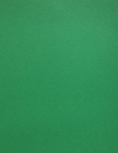 Green Cardstock Paper - 8.5 x 11 inch - 65 lb. - 50 Sheets 100% Recycled Cover from Cardstock Warehouse