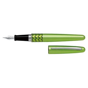 pilot metropolitan fountain pen, retro pop green, 1.0mm stub nib