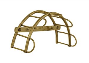 tack room studio brass bridle rack (brass)