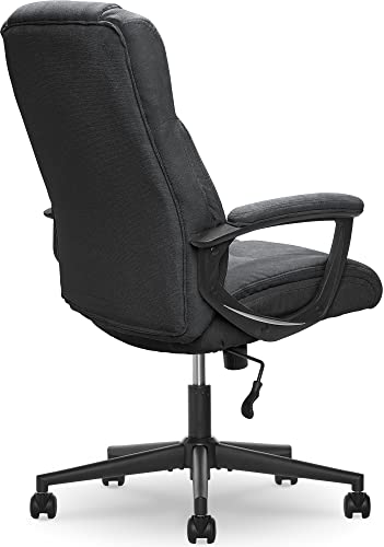 Serta Style Hannah II Office Chair, Midnight Black Microfiber,