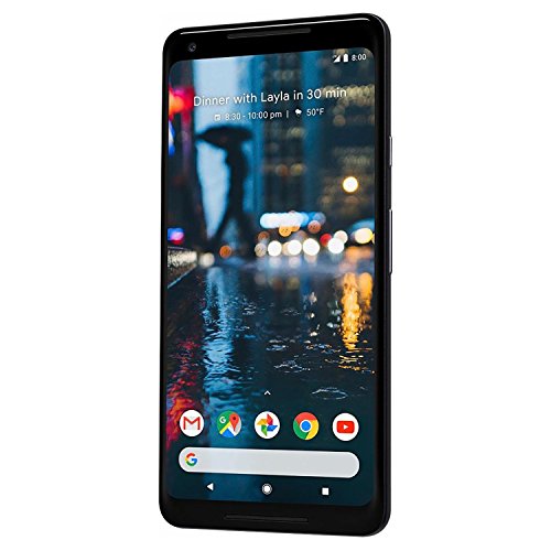 Google Pixel 2 XL 64GB Unlocked GSM/CDMA 4G LTE Octa-Core Phone w/ 12.2MP Camera - Just Black