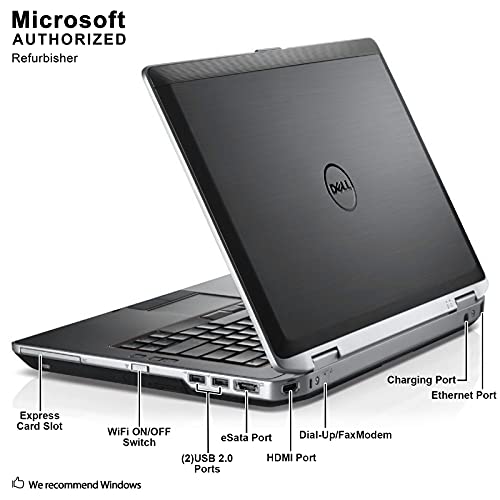 Dell Latitude E6420 14.1 Inch Business Laptop Computer, Intel Dual-Core I7-2620M up to 3.4GHz, 8GB RAM, 1TB HDD, DVD, HDMI, Windows 10 Professional (Renewed)
