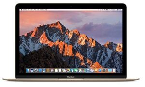 2017- apple macbook laptop with intel core m3, 1.2ghz ( mnyk2ll/a 12in retina display, dual core processor, 8gb ram, 256gb , intel hd graphics, mac os)- gold (renewed)