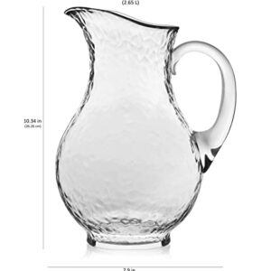 Libbey Yucatan Glass Pitcher, 86.9-ounce