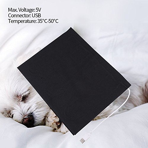 5V USB Electric Cloth Heater Pad Heating Element for Clothes Seat Pet Warmer 35℃-50℃ Mat Pain Relief Therapy