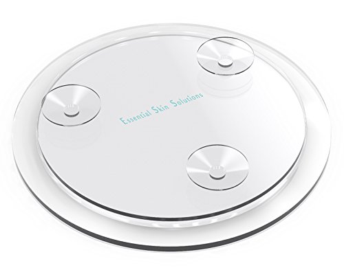 Essential Skin Solutions 15X Magnifying Mirror – Use for Makeup Application - Tweezing – and Blackhead/Blemish Removal – 6 Inch Round Mirror with Three Suction Cups for Easy Mounting