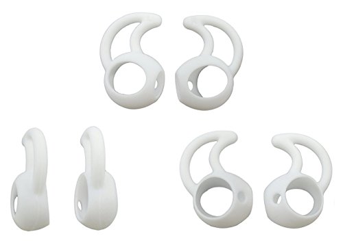 Zotech Replacement Covers and Hooks for Apple Airpods and EarPods 3 Pairs (White)