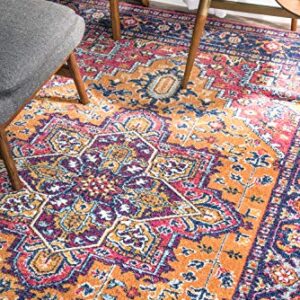 nuLOOM Persian Vonda Area Rug, 3' x 5', Orange