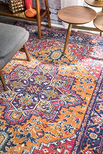 nuLOOM Persian Vonda Area Rug, 3' x 5', Orange