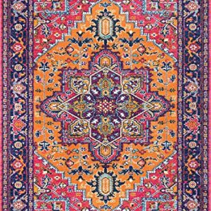 nuLOOM Persian Vonda Area Rug, 3' x 5', Orange