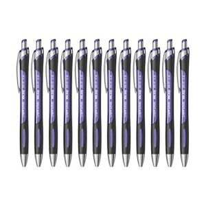 paper mate inkjoy 550rt retractable ball point pen, 1.0mm, medium point (purple)