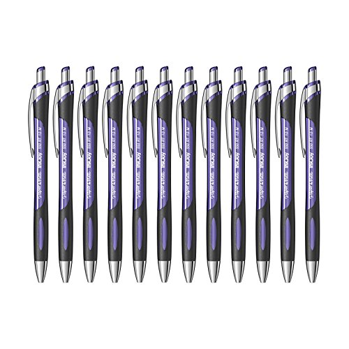 Paper Mate InkJoy 550RT Retractable Ball Point Pen, 1.0mm, Medium Point (Purple)