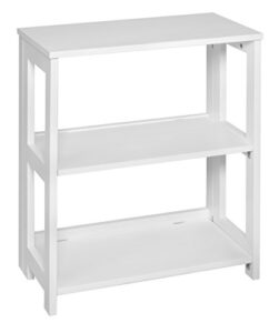 regency flip flop folding bookcase, 28" x 22", white