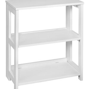 Regency Flip Flop Folding Bookcase, 28" x 22", White