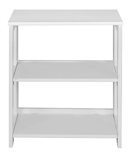 Regency Flip Flop Folding Bookcase, 28" x 22", White