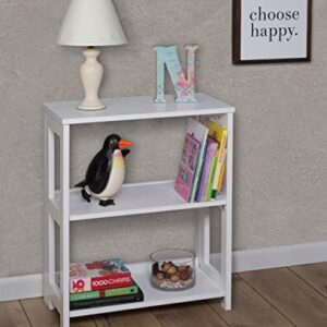 Regency Flip Flop Folding Bookcase, 28" x 22", White