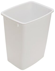 richelieu 36 qt. replacement waste bin for cabinet recycling pull out trash organizer (white)