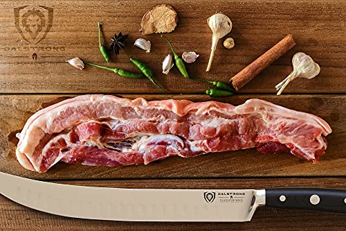 Dalstrong Butcher Knife - 10 inch - Gladiator Series Elite - Cimitar Breaking Knife - Forged High-Carbon German Steel - Razor Sharp Meat Kitchen Knife - Sheath Included - NSF Certified