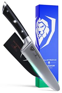 dalstrong ultimate utility & sandwich knife - 6" - gladiator series elite - spreader - forged german high-carbon steel - sheath included - nsf certified