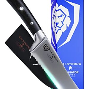 Dalstrong Ultimate Utility & Sandwich Knife - 6" - Gladiator Series Elite - Spreader - Forged German High-Carbon Steel - Sheath Included - NSF Certified