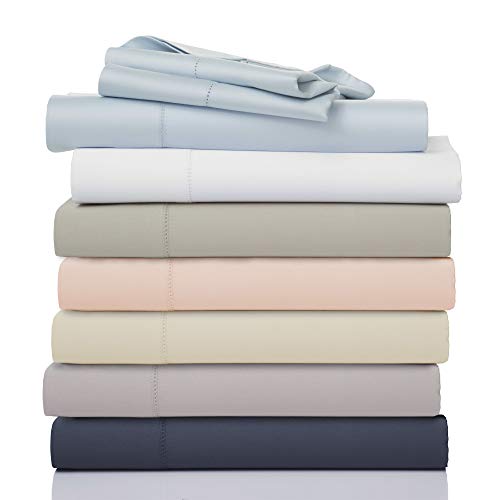 Martex Split King Sheet Set for Mattresses with Adjustable Bases, White, 5 Piece