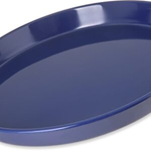 Carlisle FoodService Products Plastic Serving Tray, 13 Inches, Cobalt