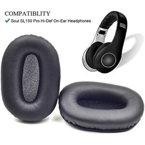 SL150 Ear Pads - defean Replacement Ear Cushion Foam Covers Compatible with Soul SL150 Pro SL150BW Hi-Def On-Ear Headphones