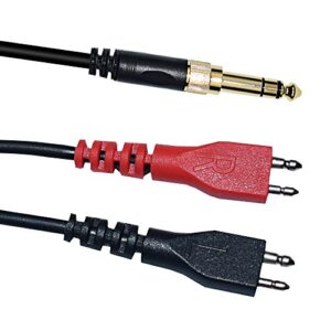 Sqrmekoko Extension Spring Relief Coiled Audio Cable for Sennheiser HD25 HD25-1 HD25-1 II HD25-C HD25-13 HD 25 HD600 Headphones