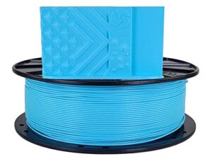 3d-fuel 3d filament high temp tough pro pla+ electric blue, 1.75mm, 1 kg +/- 0.02mm tolerance, made in usa, easy to print and works with most 3d printer brands light robbin blue