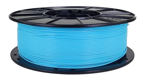 3D-Fuel 3D Filament High Temp Tough Pro PLA+ Electric Blue, 1.75mm, 1 kg +/- 0.02mm Tolerance, Made in USA, Easy to Print and Works with Most 3D Printer Brands Light Robbin Blue