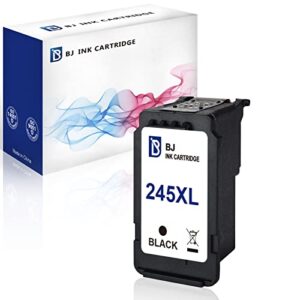 bj ink cartridge replacement for canon pg 245xl 245 xl compatible with canon pixma ip2820 mg2420 mg2520 2920 mg2922 mg2924 mx492 mx490 printer(1 black)